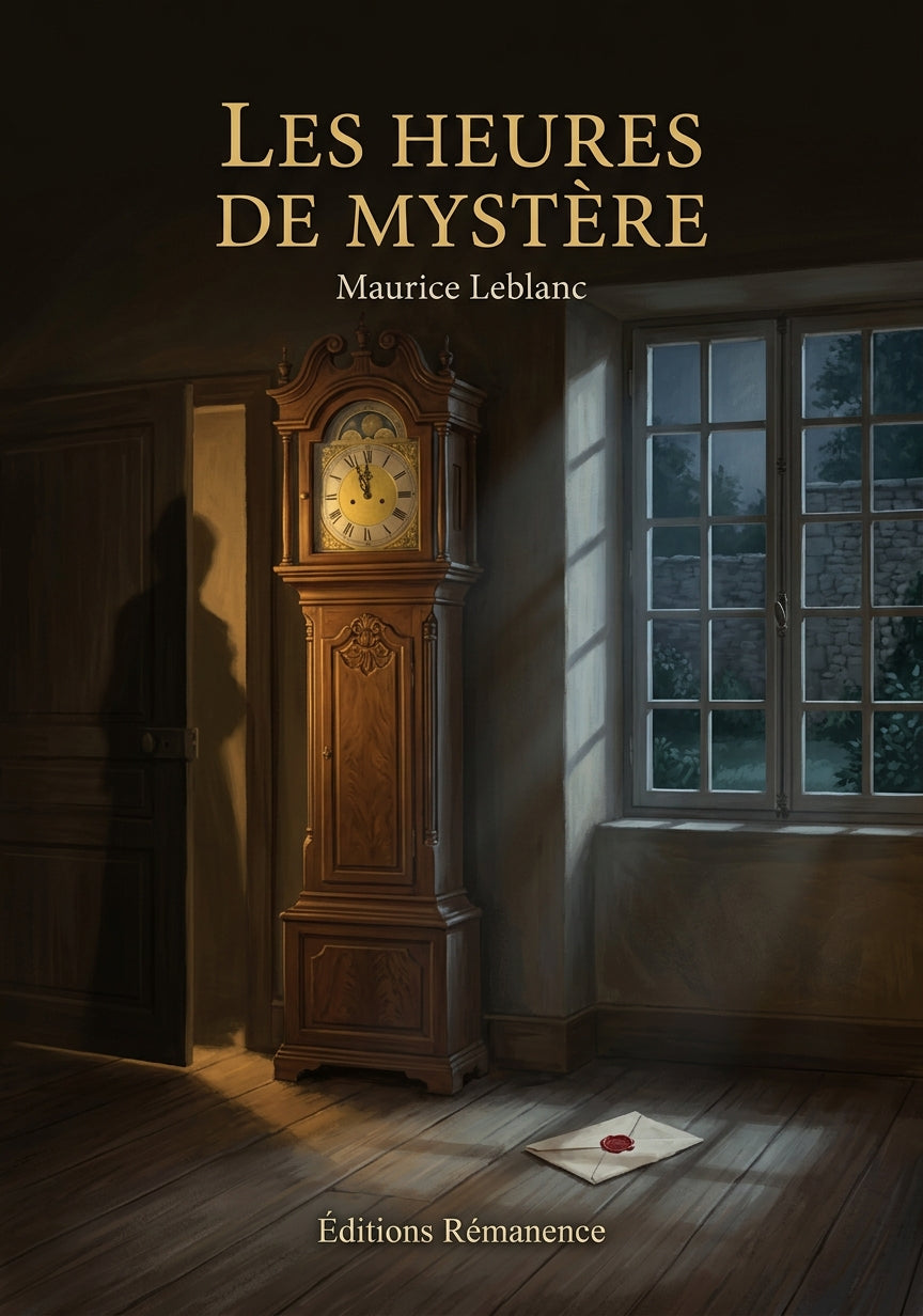 Livre Les Heures de mystère par Maurice Leblanc - Couverture - Editions Remanence