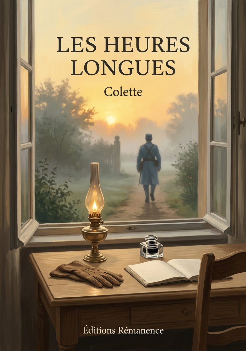 Livre Les Heures longues par Colette - Couverture - Editions Remanence