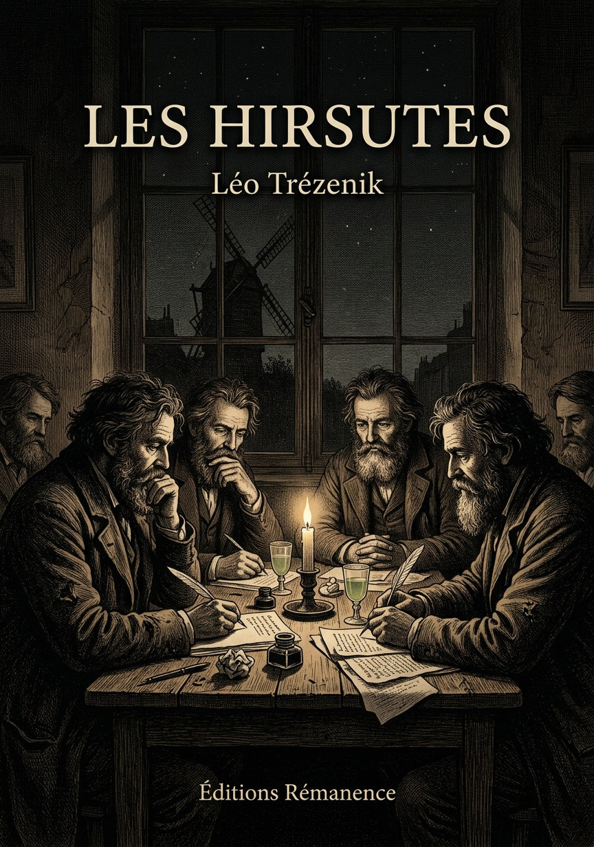 Livre Les Hirsutes par Léo Trézenik - Couverture - Editions Remanence