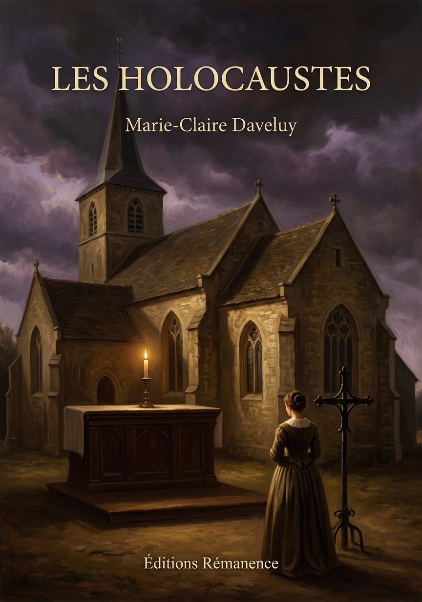Livre Les holocaustes par Marie-Claire Daveluy - Couverture - Editions Remanence