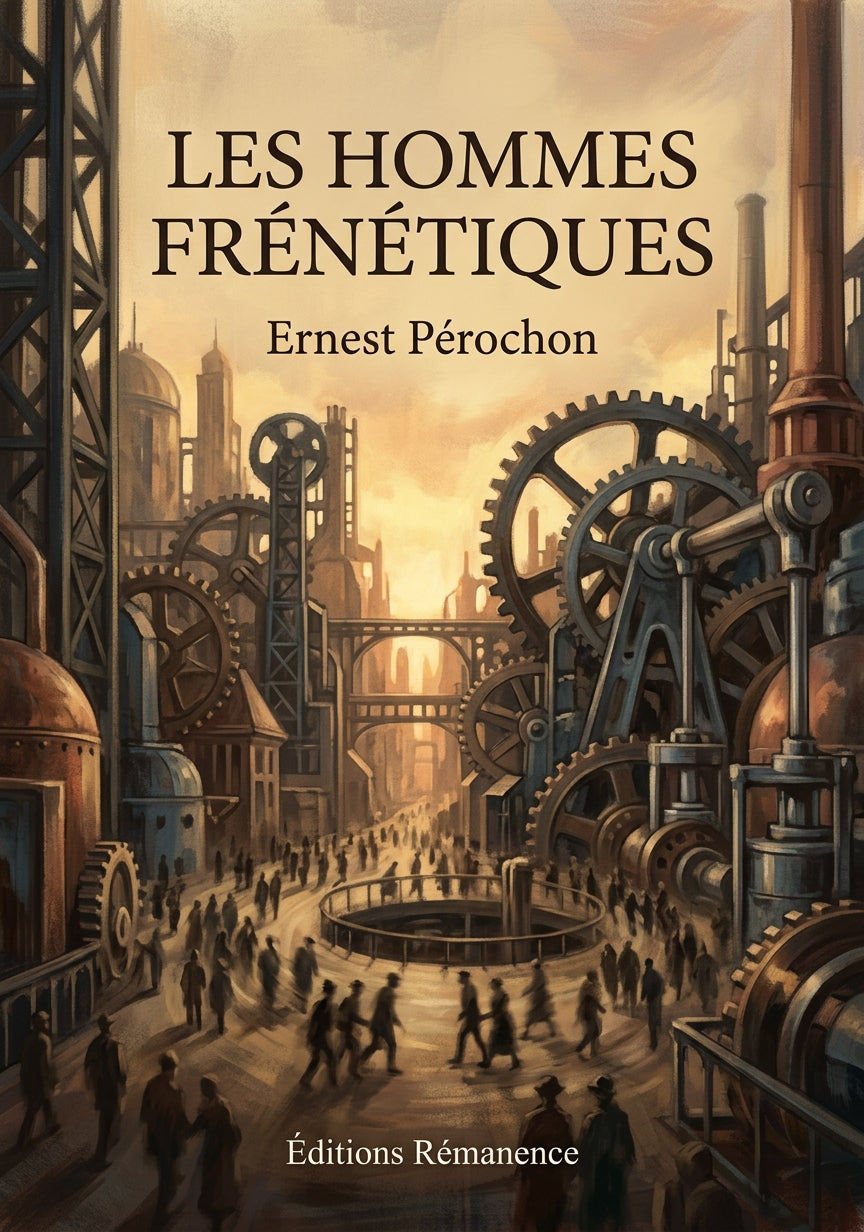 Livre Les Hommes frénétiques par Ernest Pérochon - Couverture - Editions Remanence