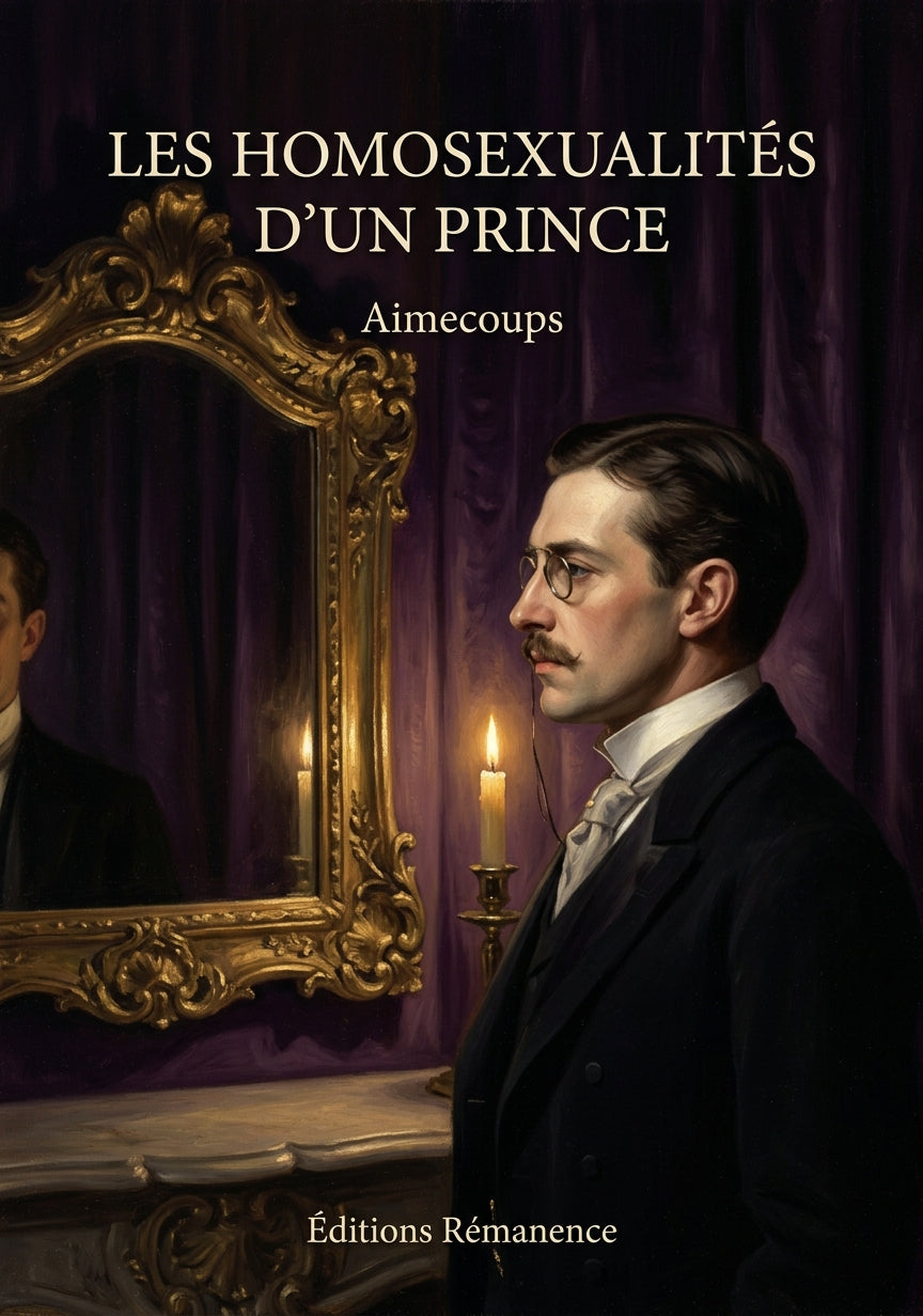 Livre Les Homosexualités d’un prince par Aimecoups - Couverture - Editions Remanence