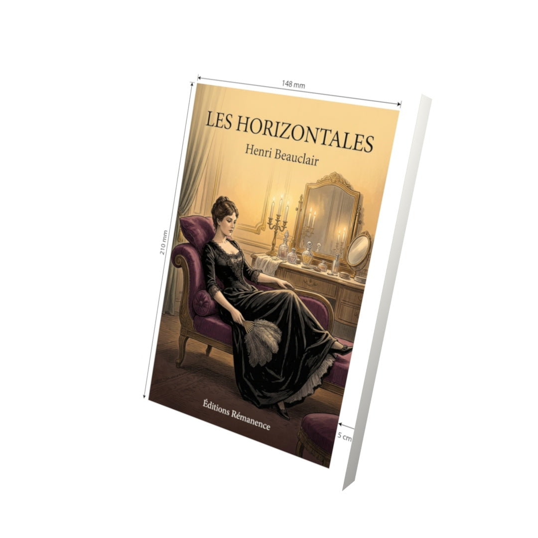 Livre Les Horizontales par Henri Beauclair - Vue 3D - Editions Remanence