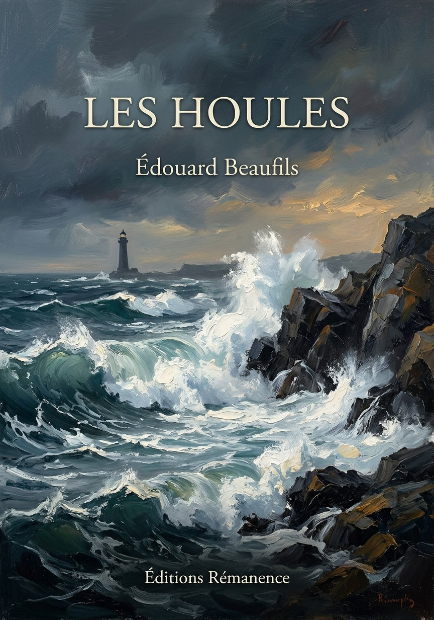 Livre Les Houles par Édouard Beaufils - Couverture - Editions Remanence