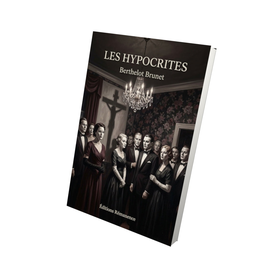 Livre Les hypocrites par Berthelot Brunet - Vue 3D - Editions Remanence
