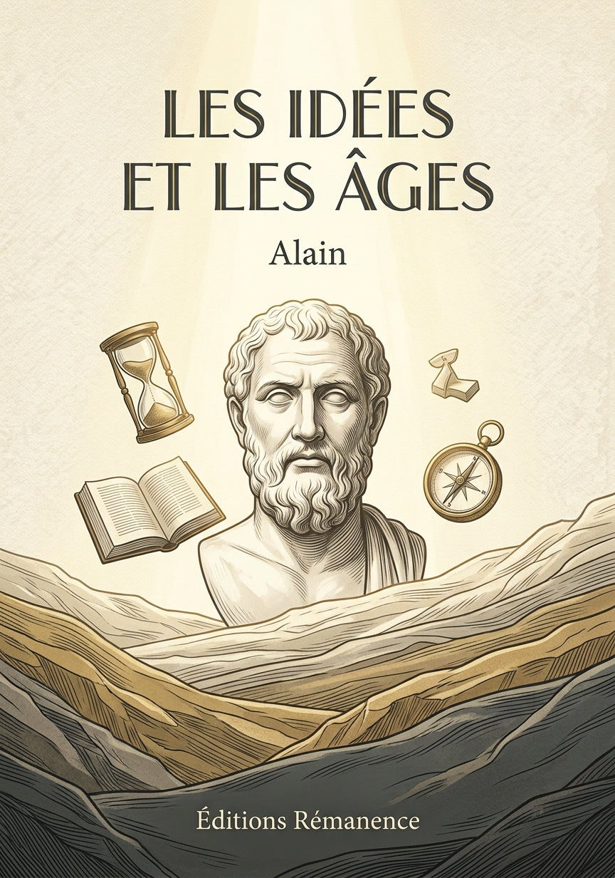 Livre Les Idées et les Âges par Alain - Couverture - Editions Remanence