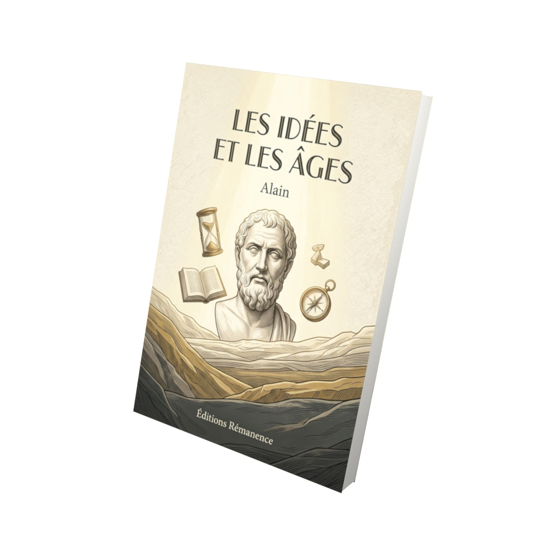 Livre Les Idées et les Âges par Alain - Vue 3D - Editions Remanence
