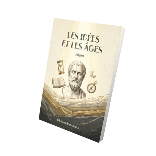 Livre Les Idées et les Âges par Alain - Vue 3D - Editions Remanence