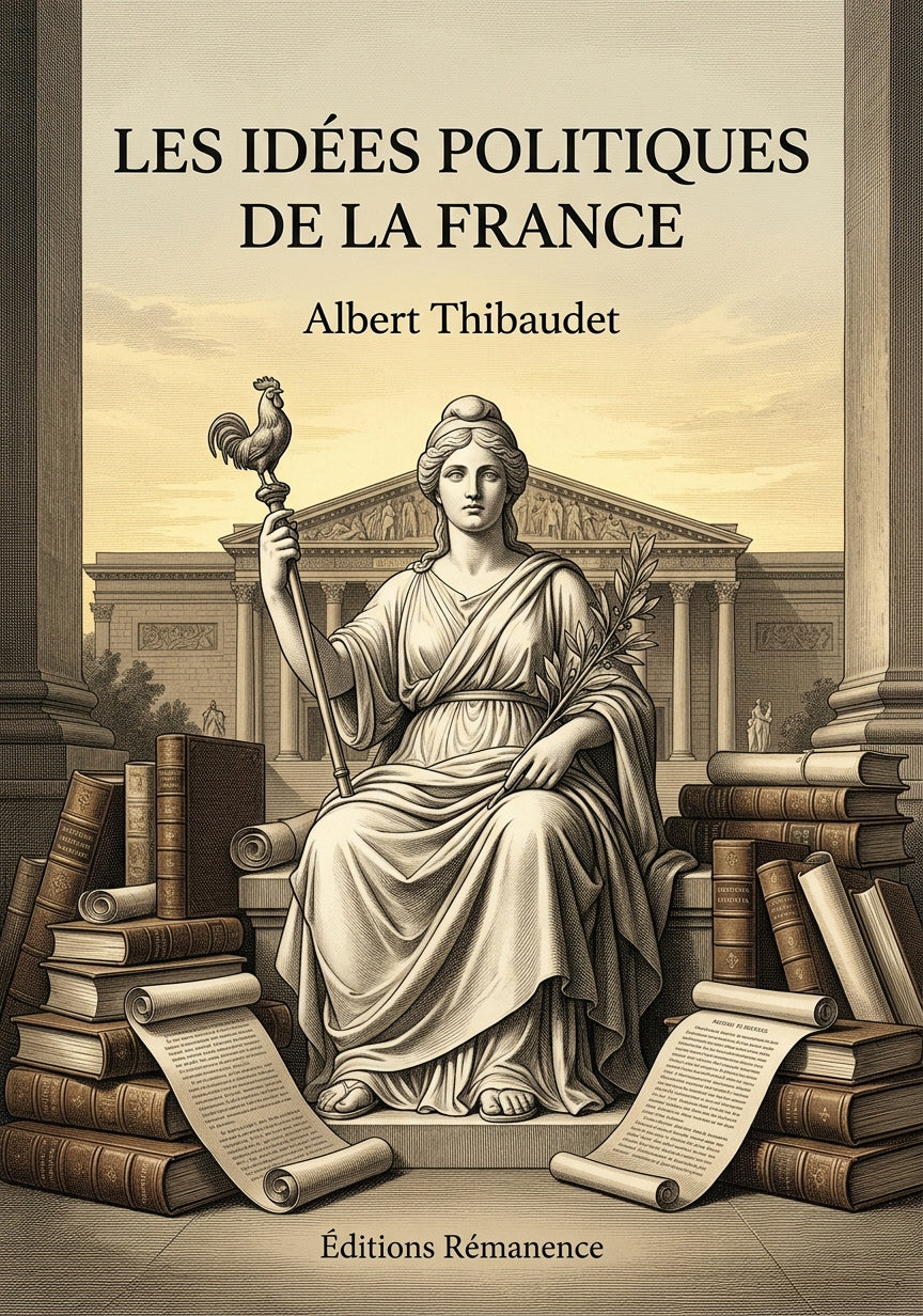 Livre Les Idées politiques de la France par Albert Thibaudet - Couverture - Editions Remanence