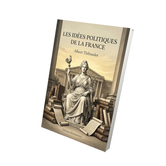 Livre Les Idées politiques de la France par Albert Thibaudet - Vue 3D - Editions Remanence
