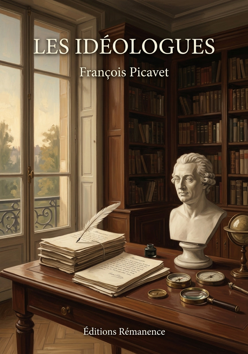 Livre Les Idéologues par François Picavet - Couverture - Editions Remanence