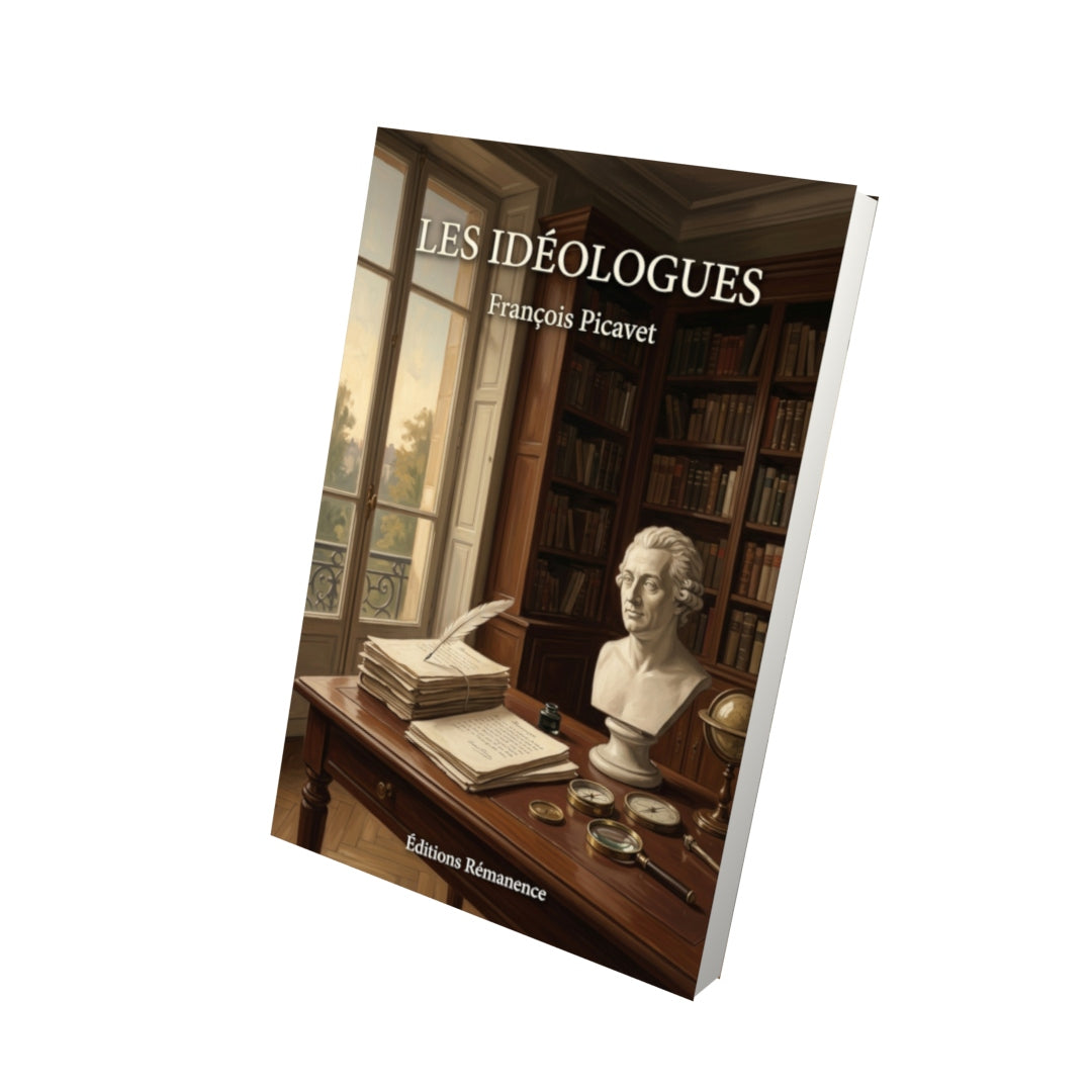 Livre Les Idéologues par François Picavet - Vue 3D - Editions Remanence