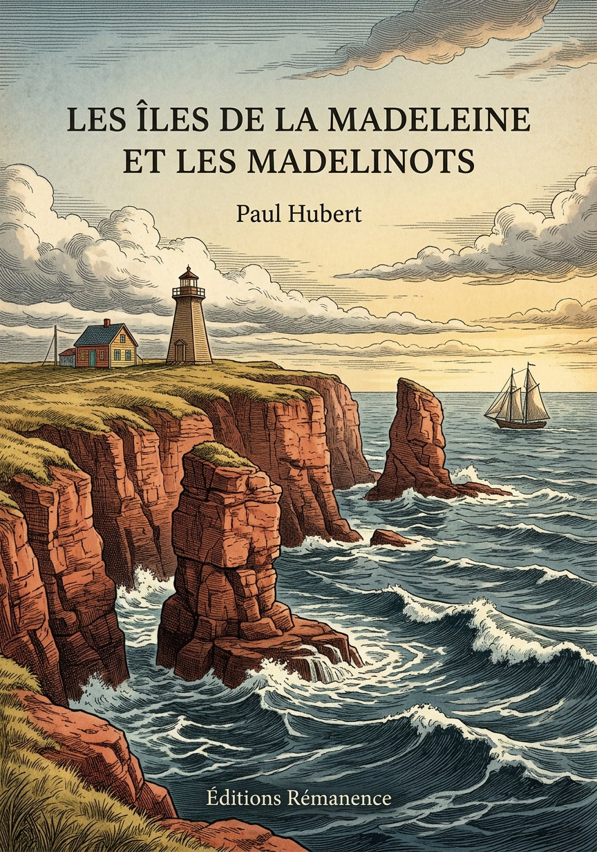 Livre Les Îles de la Madeleine et les Madelinots par Paul Hubert - Couverture - Editions Remanence