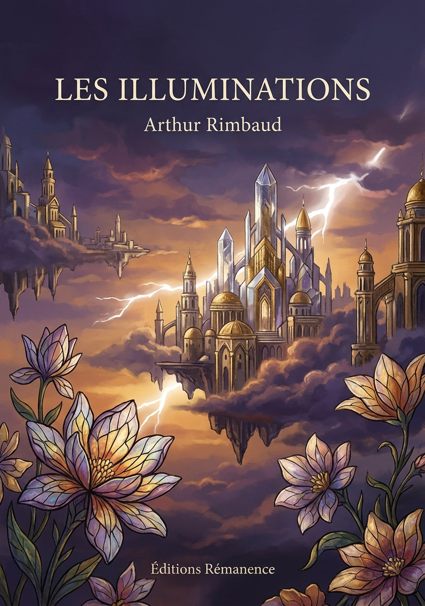 Livre Les Illuminations par Arthur Rimbaud - Couverture - Editions Remanence