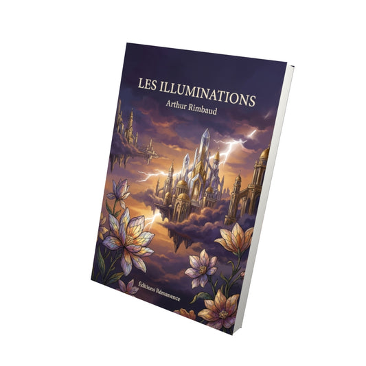 Livre Les Illuminations par Arthur Rimbaud - Vue 3D - Editions Remanence