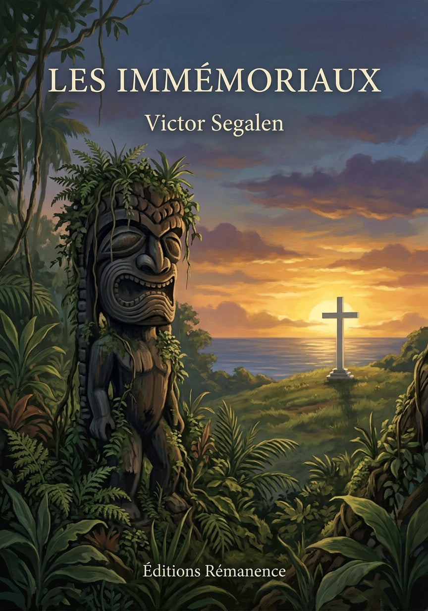 Livre Les Immémoriaux par Victor Segalen - Couverture - Editions Remanence