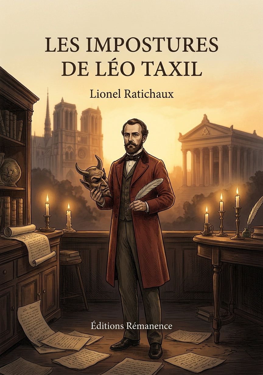 Livre Les impostures de Léo Taxil par Lionel Ratichaux - Couverture - Editions Remanence