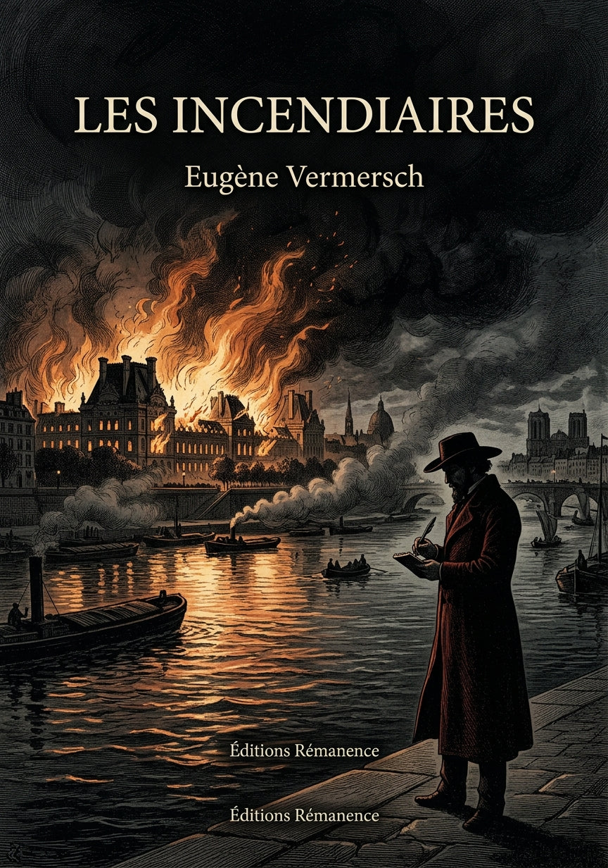 Livre Les Incendiaires par Eugène Vermersch - Couverture - Editions Remanence