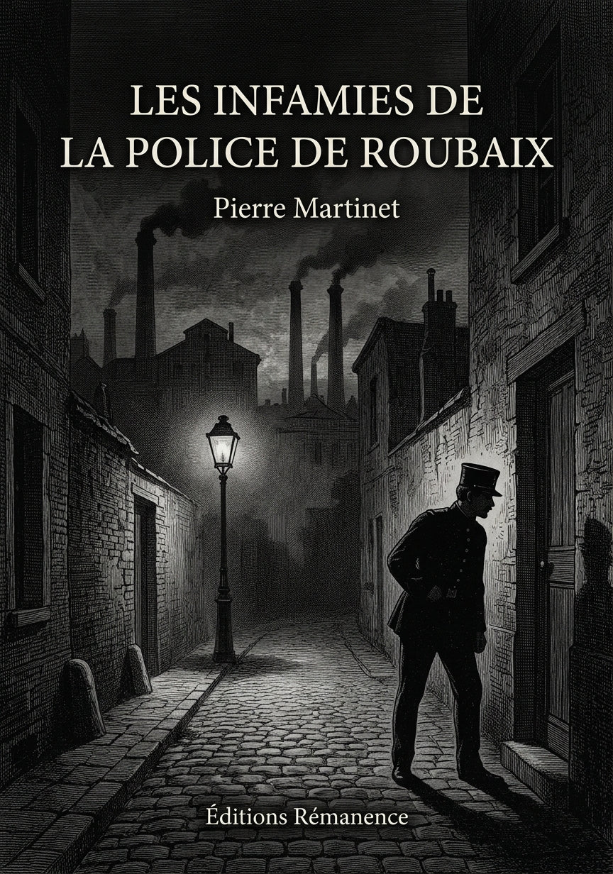 Livre Les Infamies de la police de Roubaix par Pierre Martinet - Couverture - Editions Remanence