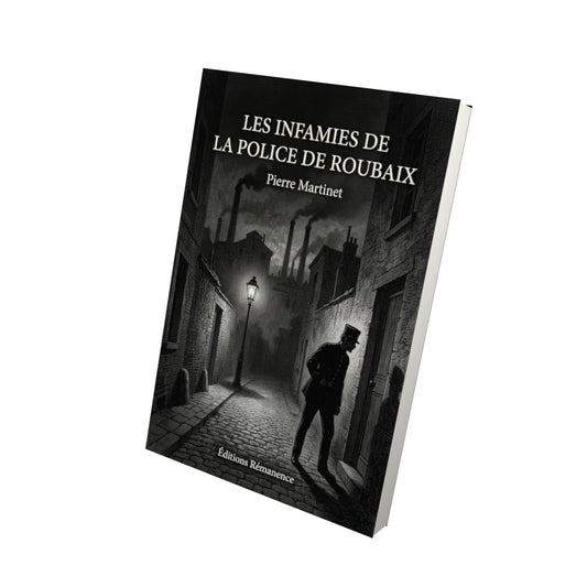 Livre Les Infamies de la police de Roubaix par Pierre Martinet - Vue 3D - Editions Remanence