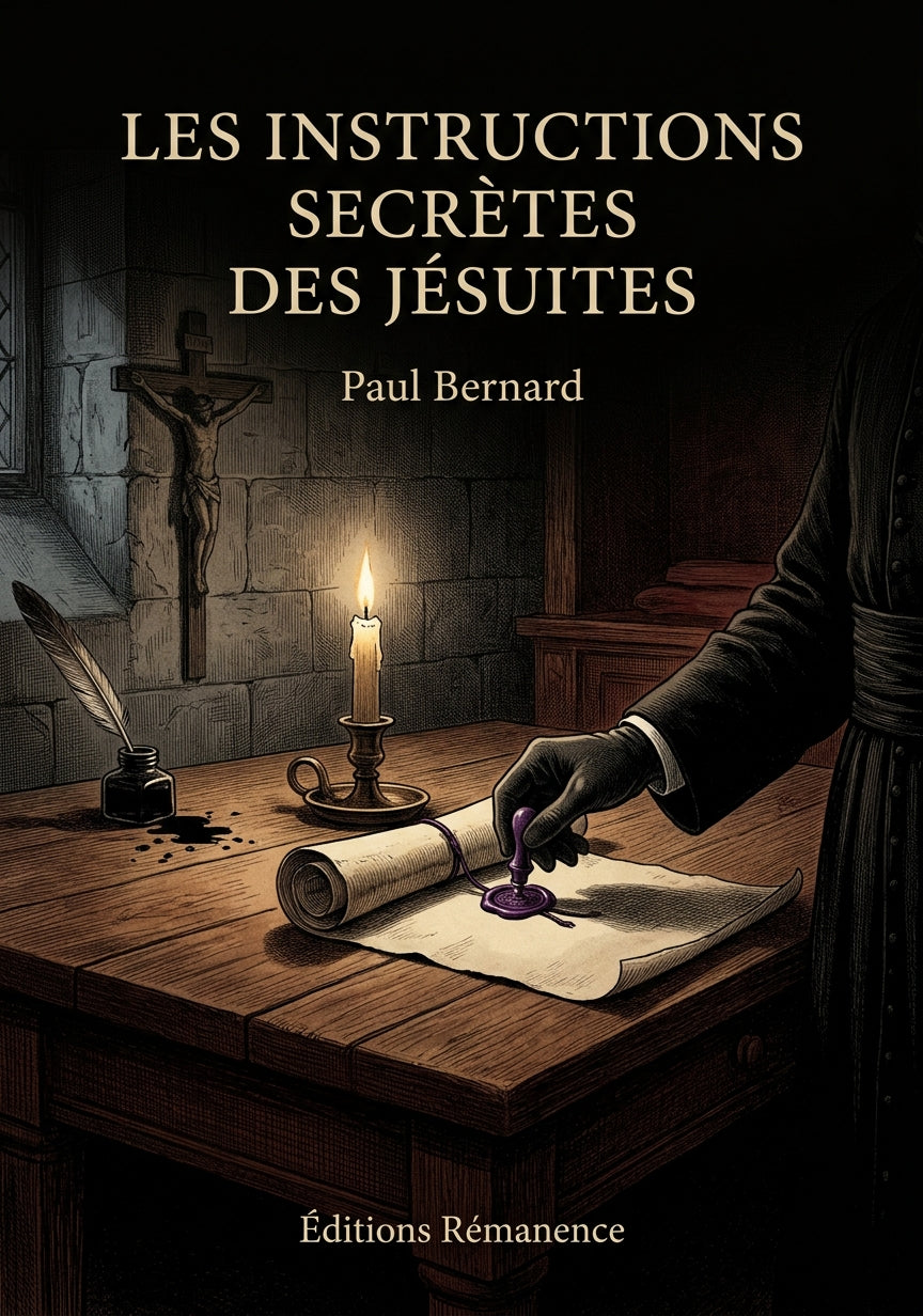Livre Les instructions secrètes des jésuites par Paul Bernard - Couverture - Editions Remanence