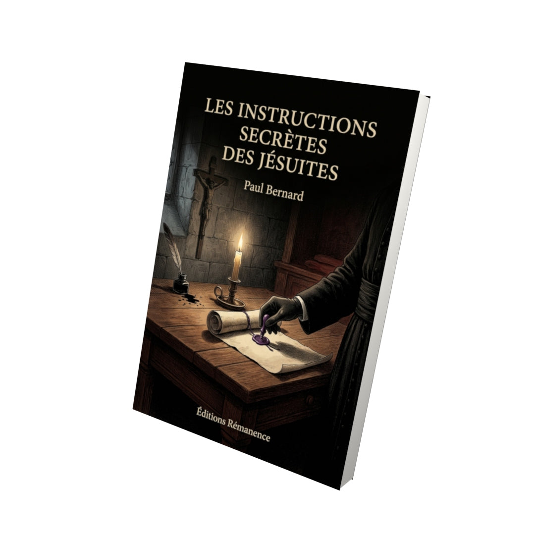 Livre Les instructions secrètes des jésuites par Paul Bernard - Vue 3D - Editions Remanence