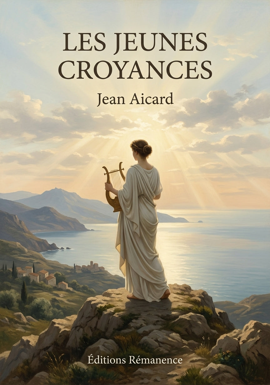 Livre Les Jeunes Croyances par Jean Aicard - Couverture - Editions Remanence