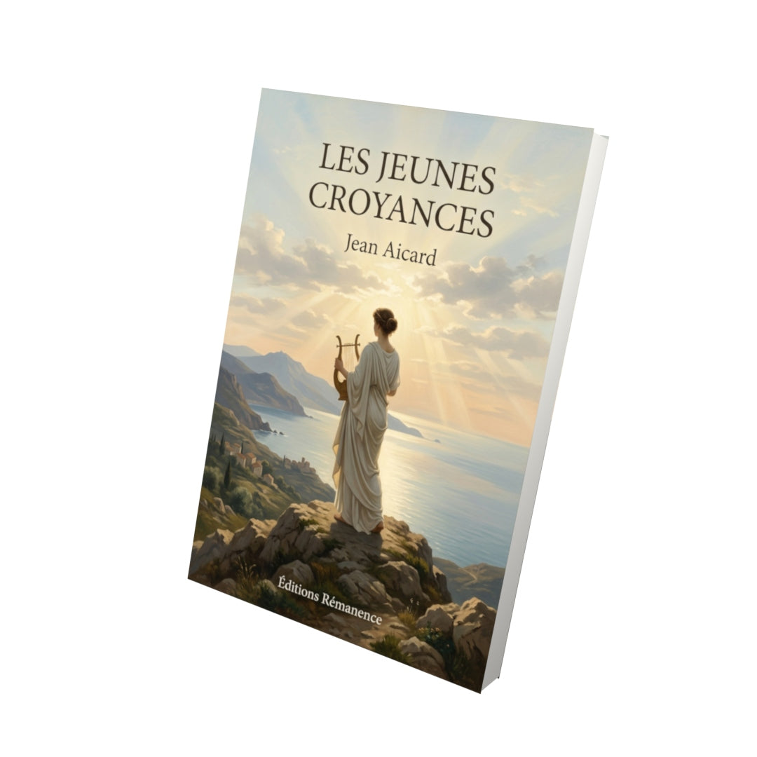 Livre Les Jeunes Croyances par Jean Aicard - Vue 3D - Editions Remanence