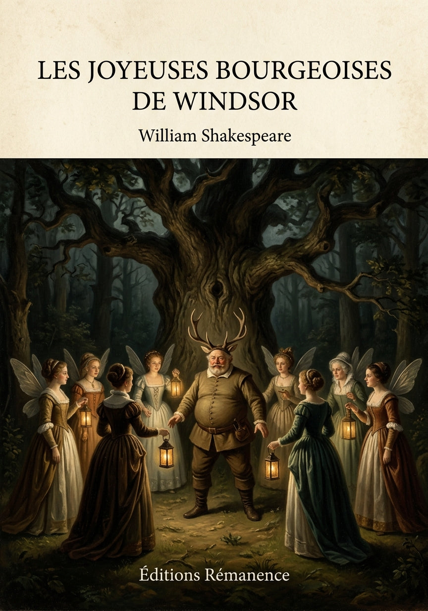 Les joyeuses Bourgeoises de Windsor - William Shakespeare (Couverture)