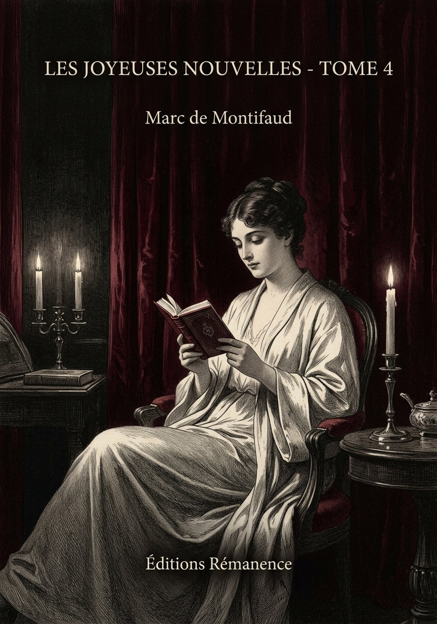 Livre Les Joyeuses Nouvelles - Tome 4 par Marc de Montifaud - Couverture - Editions Remanence