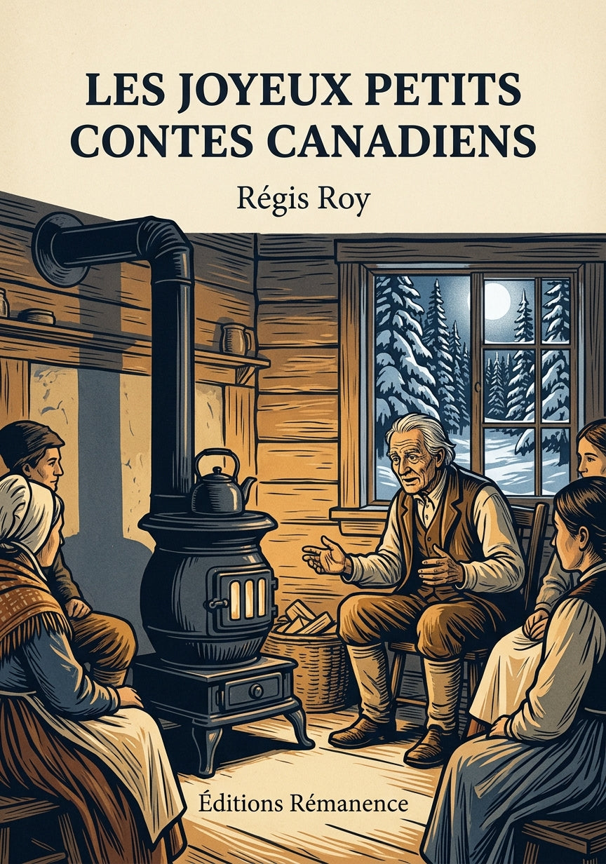 Livre Les joyeux petits contes canadiens par Régis Roy - Couverture - Editions Remanence