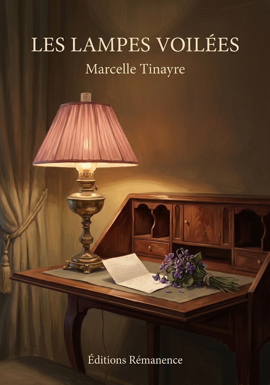 Livre Les Lampes voilées par Marcelle Tinayre - Couverture - Editions Remanence