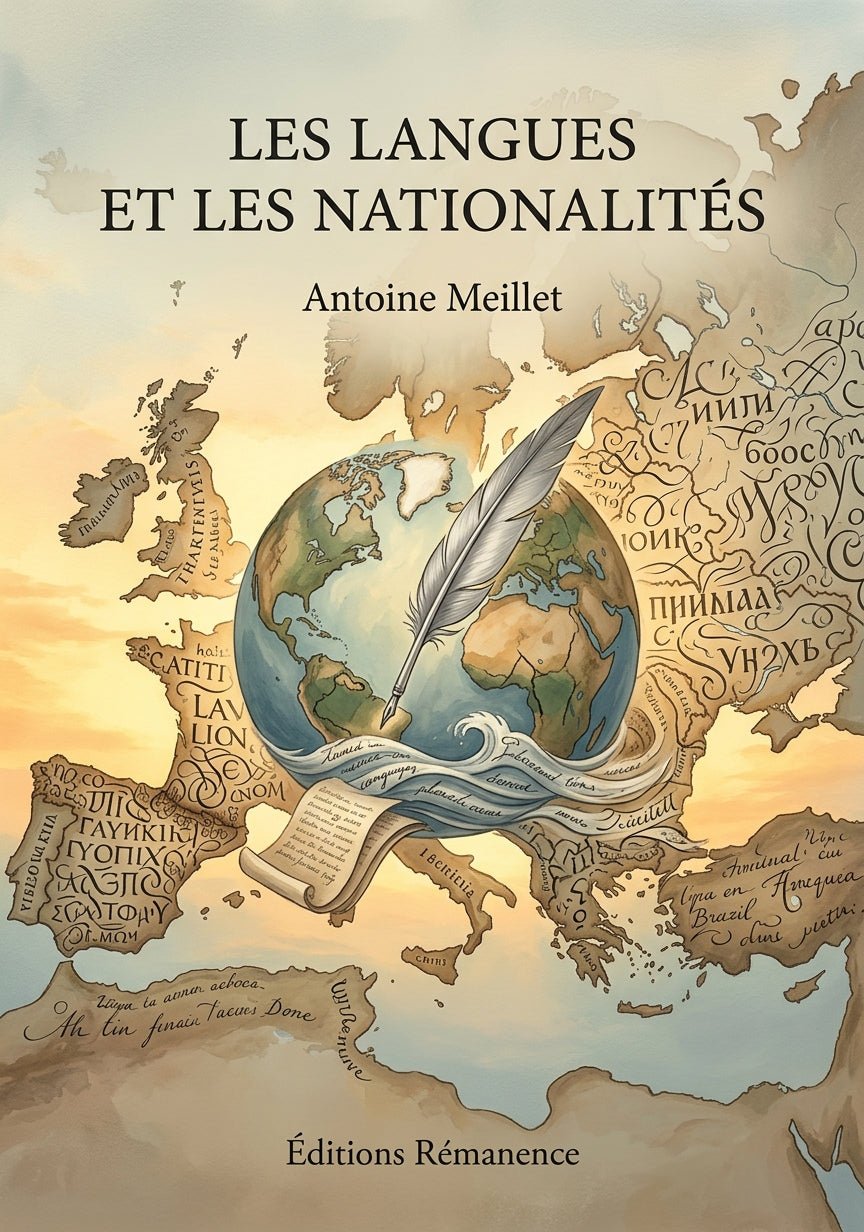 Livre Les Langues et les Nationalités par Antoine Meillet - Couverture - Editions Remanence