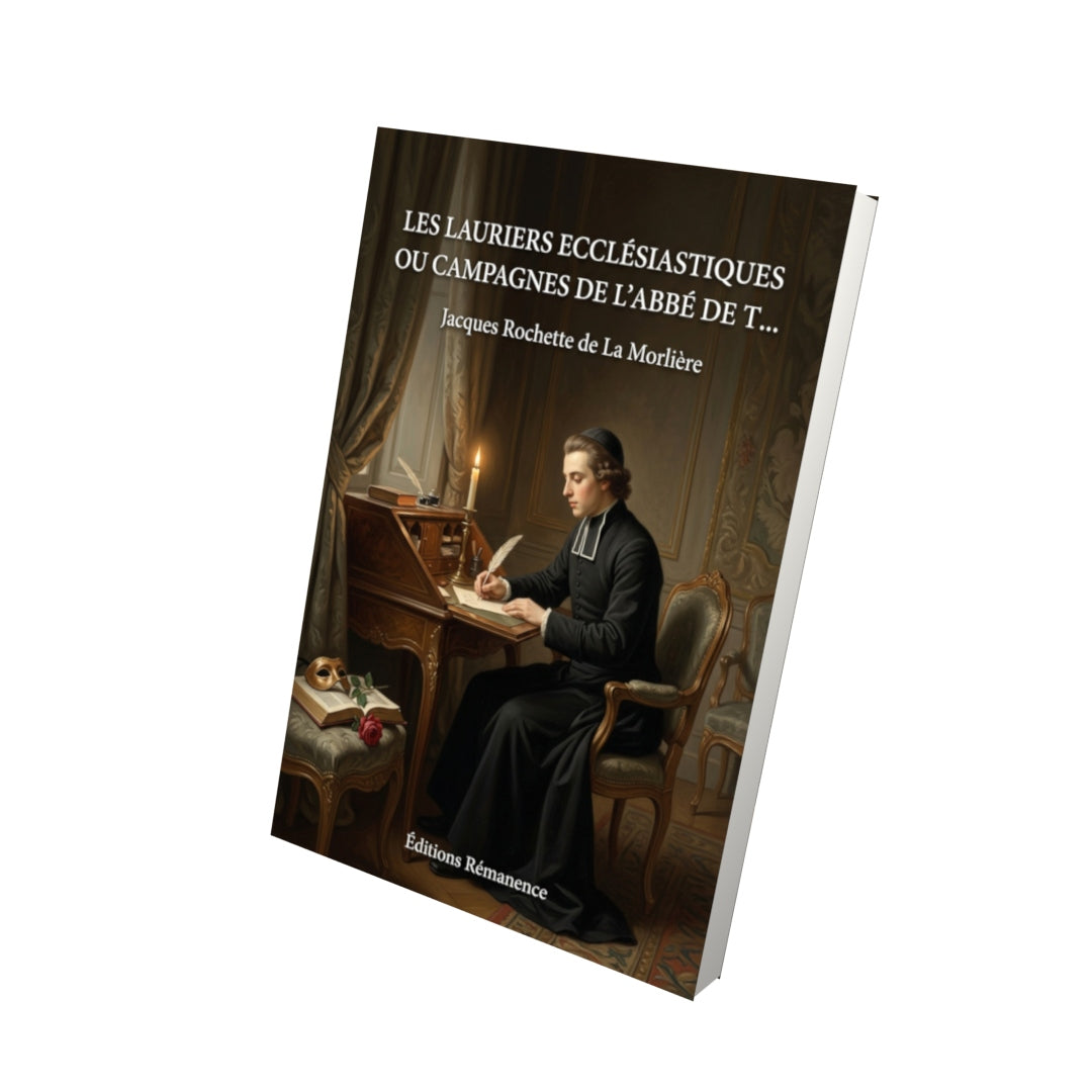 Livre Les Lauriers ecclésiastiques ou Campagnes de l’abbé de T… par Jacques Rochette de La Morlière - Vue 3D - Editions Remanence