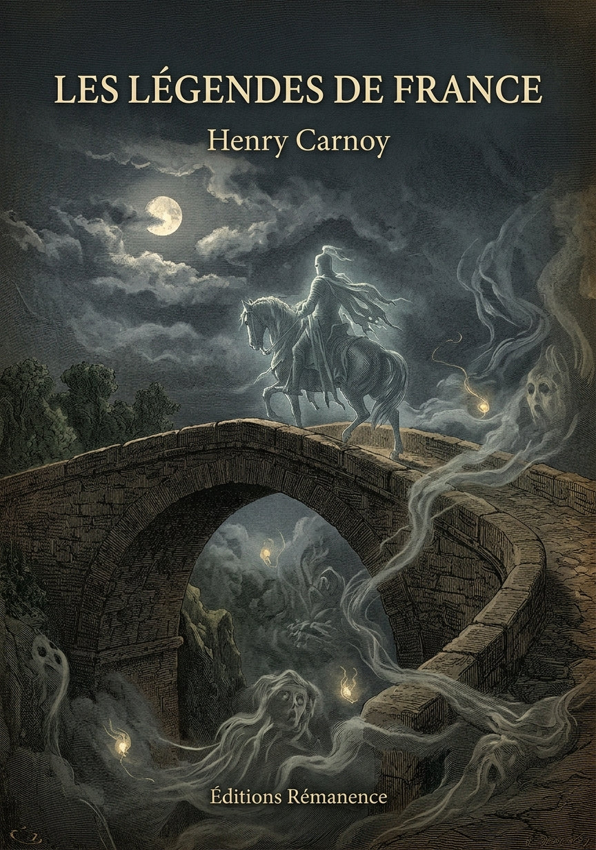 Livre Les légendes de France par Henry Carnoy - Couverture - Editions Remanence