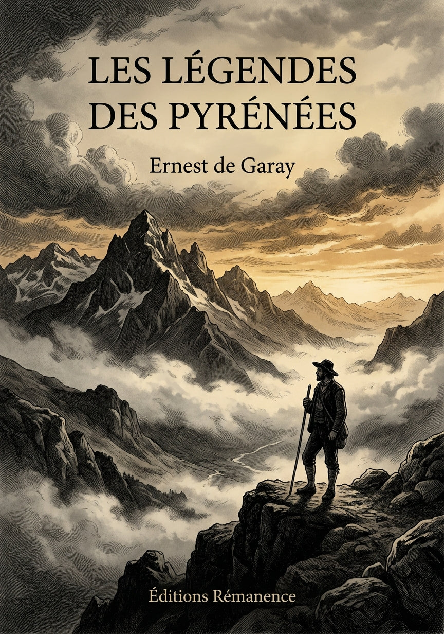 Livre Les Légendes des Pyrénées par Ernest de Garay - Couverture - Editions Remanence