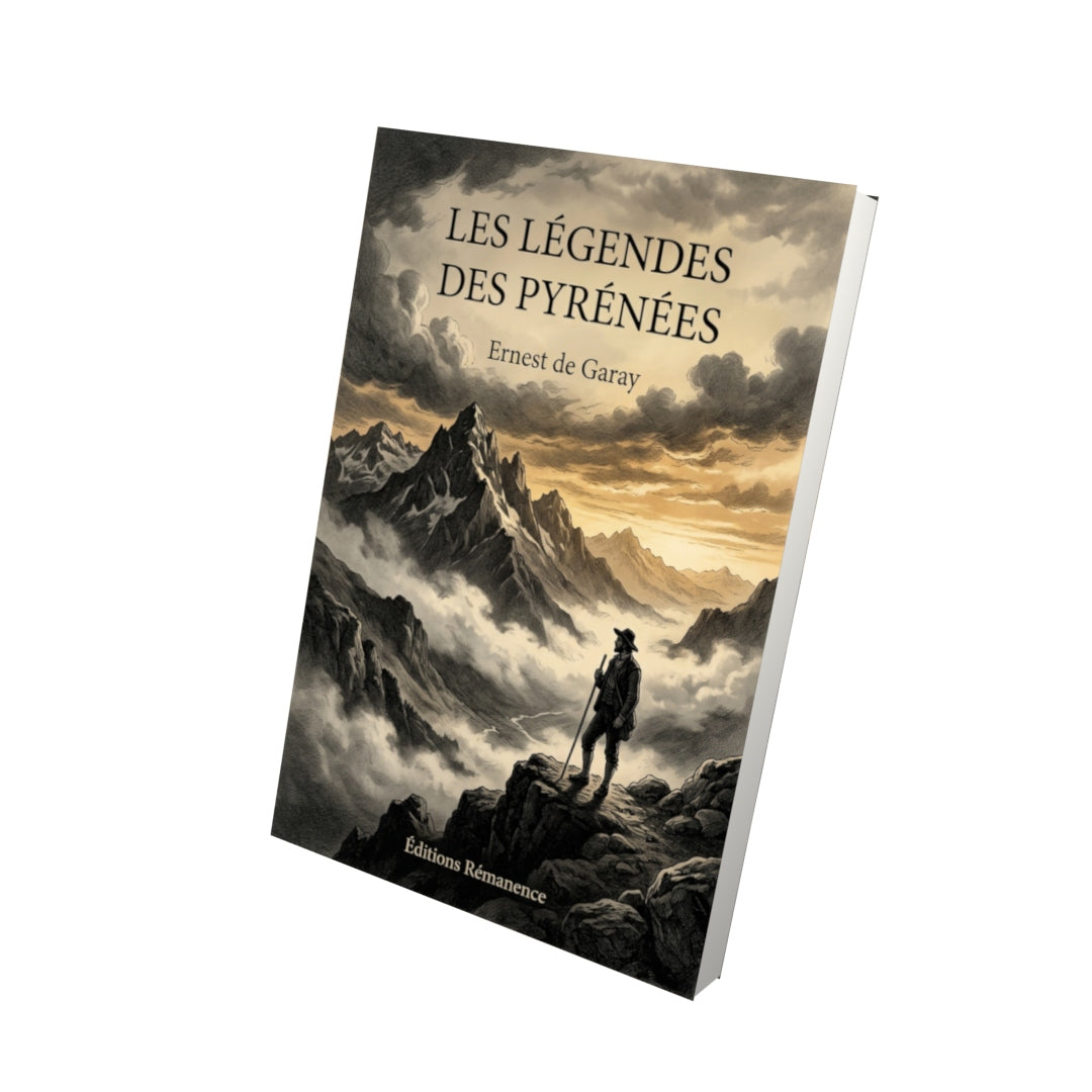 Livre Les Légendes des Pyrénées par Ernest de Garay - Vue 3D - Editions Remanence