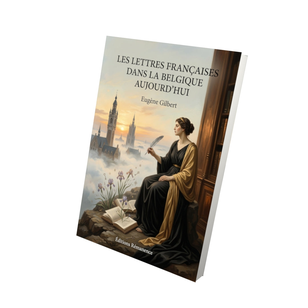 Livre Les Lettres françaises dans la Belgique aujourd’hui par Eugène Gilbert - Vue 3D - Editions Remanence