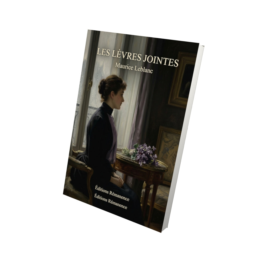 Livre Les Lèvres jointes par Maurice Leblanc - Vue 3D - Editions Remanence