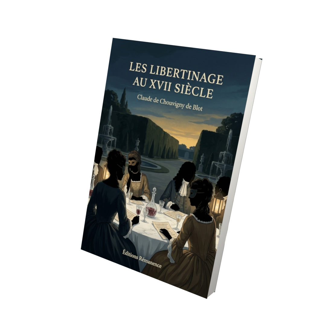 Livre Les Libertinage au XVII siècle par Claude de Chouvigny de Blot - Vue 3D - Editions Remanence