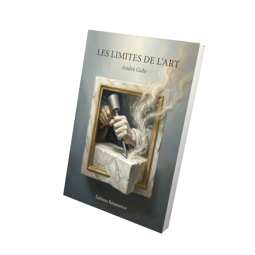 Livre Les Limites de l’art par André Gide - Vue 3D - Editions Remanence