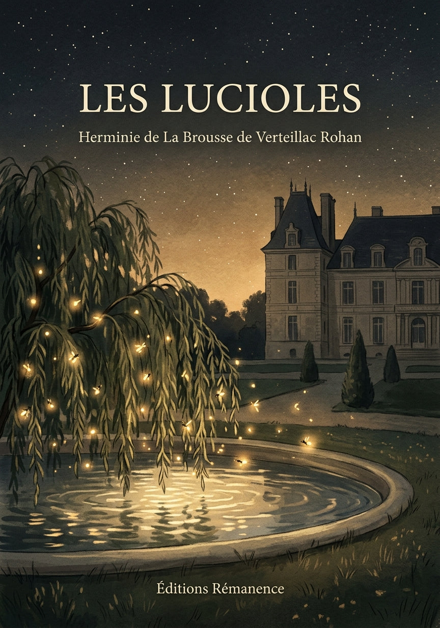 Livre Les Lucioles par Herminie de La Brousse de Verteillac Rohan - Couverture - Editions Remanence