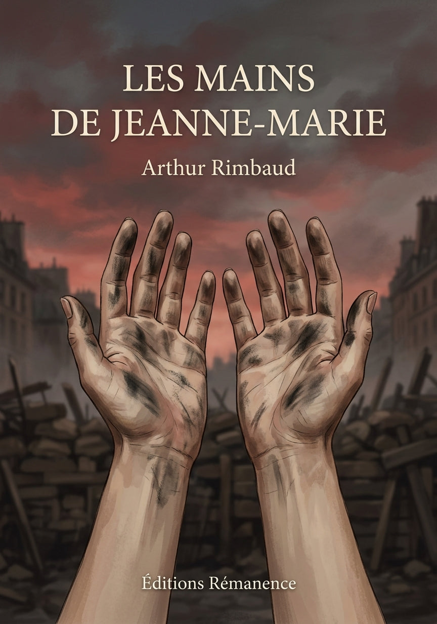 Livre Les Mains de Jeanne-Marie par Arthur Rimbaud - Couverture - Editions Remanence