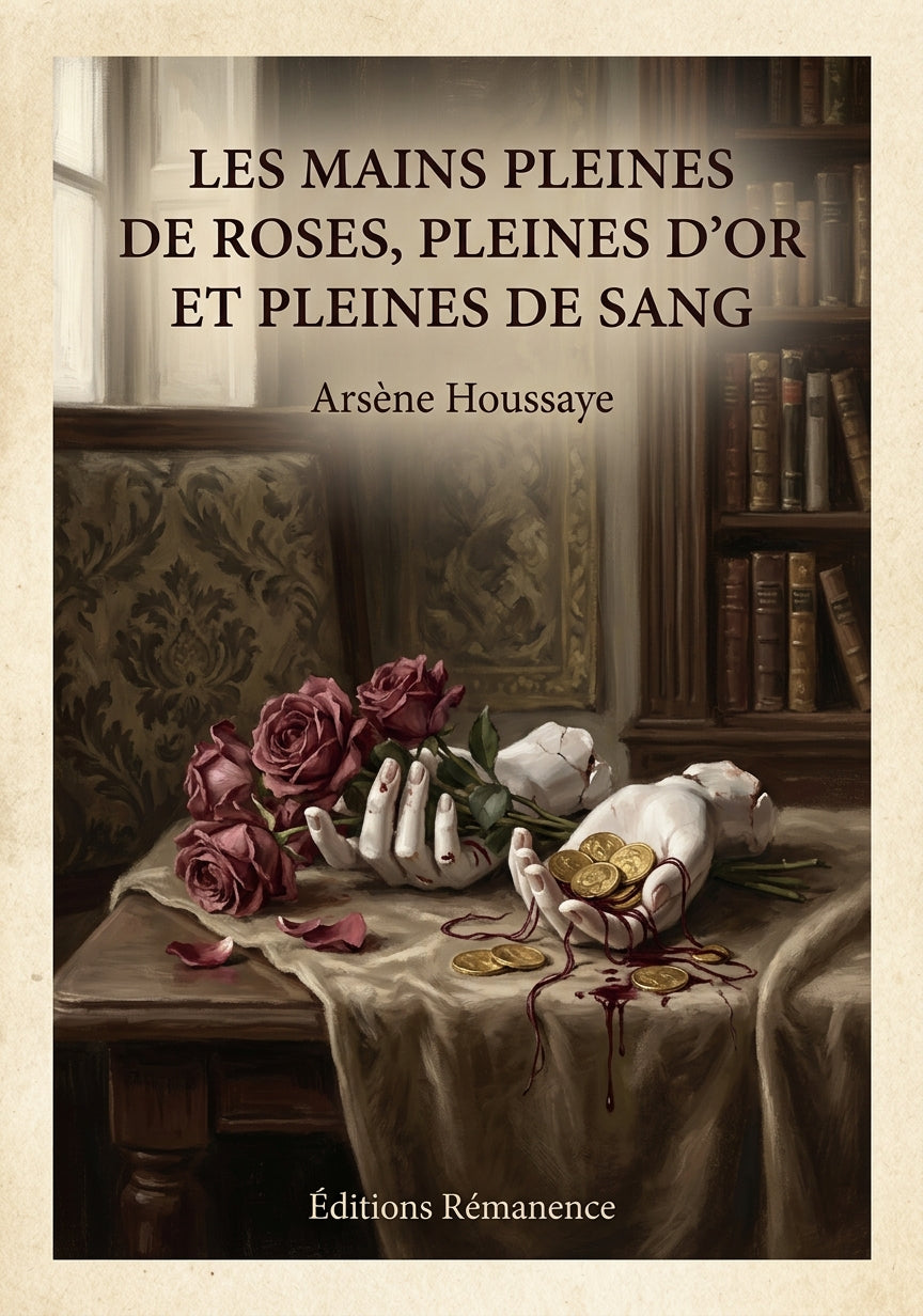 Les mains pleines de roses, pleines d'or et pleines de sang - Arsène Houssaye (Couverture)