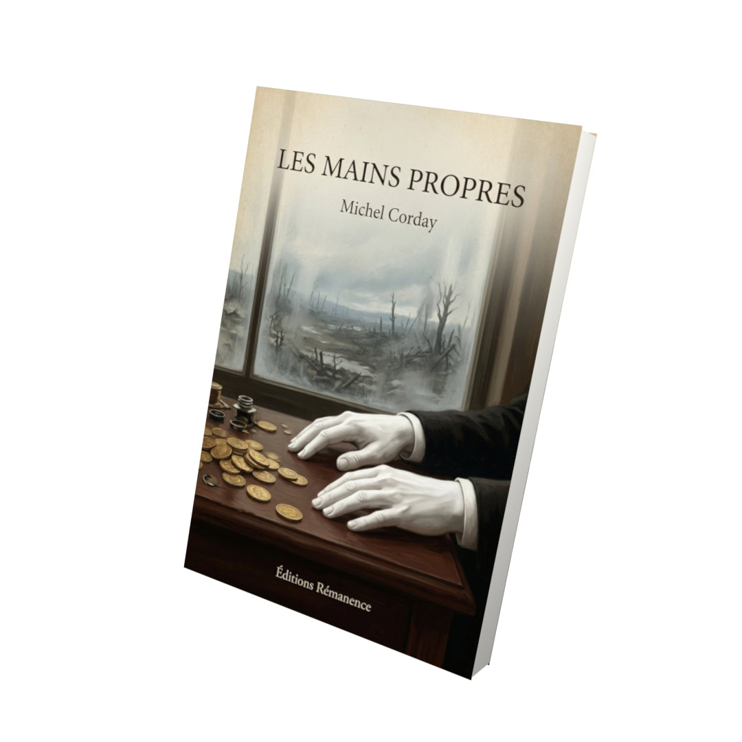 Livre Les mains propres - Michel Corday - Vue 3D - Editions Remanence