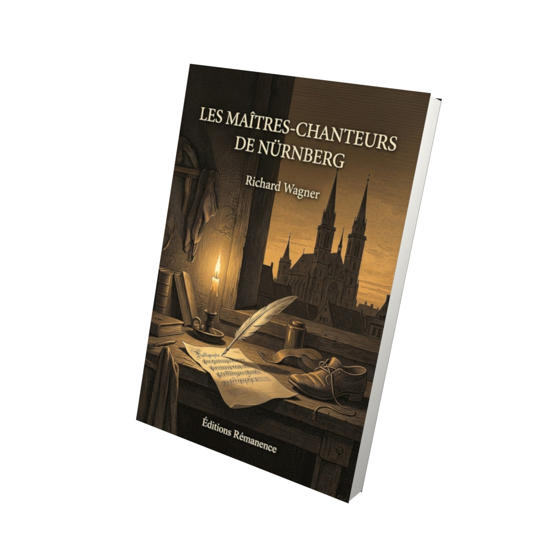 Livre Les Maîtres-Chanteurs de Nürnberg par Richard Wagner - Vue 3D - Editions Remanence