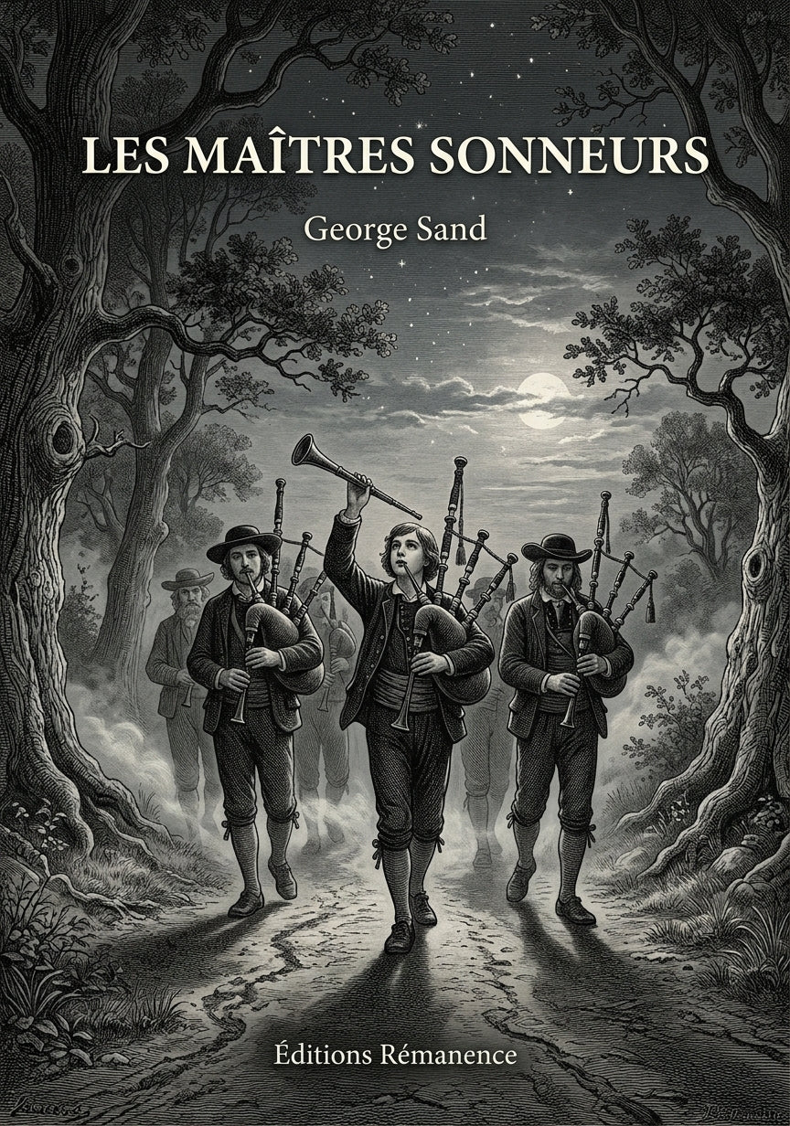 Livre Les Maîtres sonneurs par George Sand - Couverture - Editions Remanence