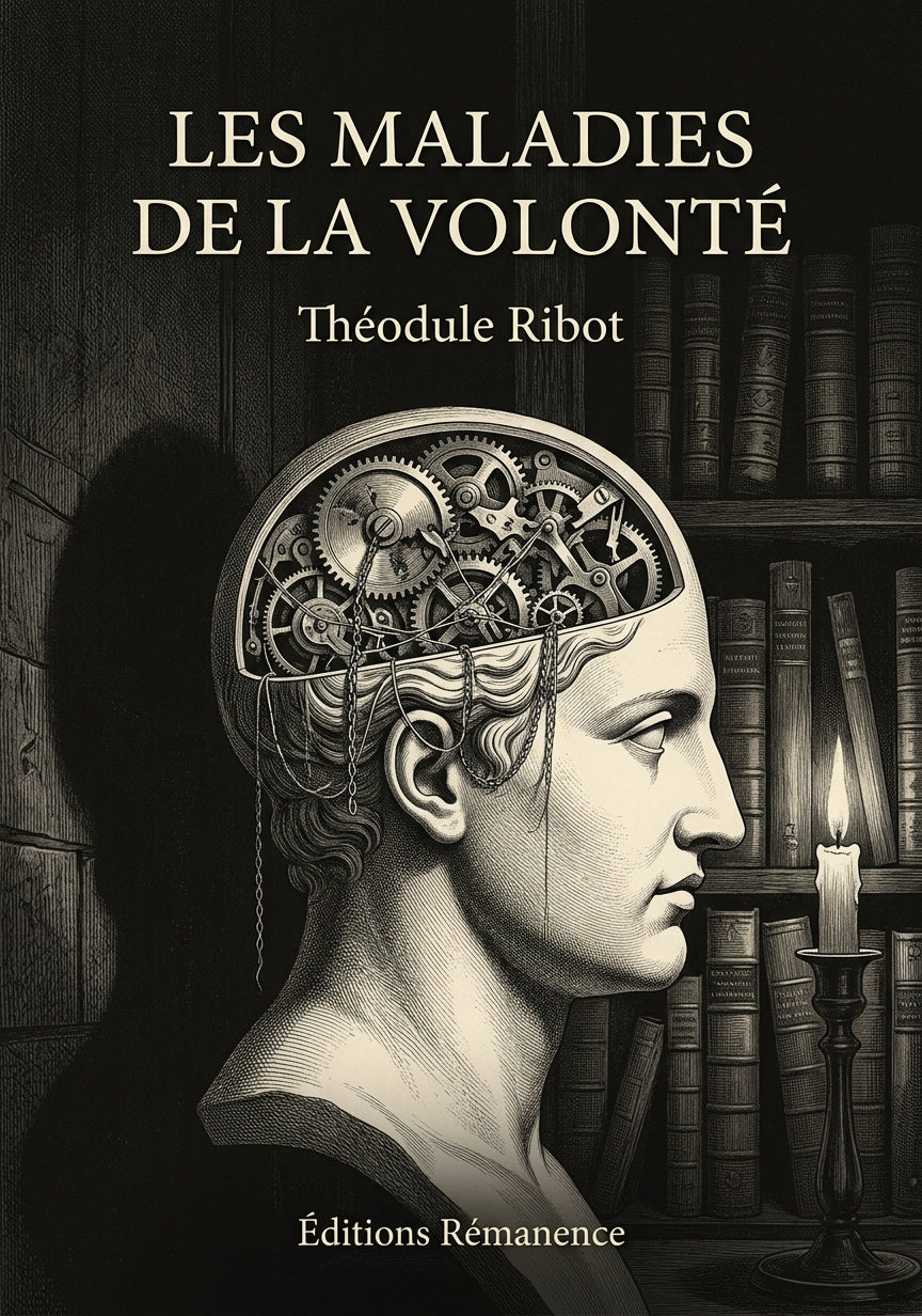 Livre Les Maladies de la volonté par Théodule Ribot - Couverture - Editions Remanence