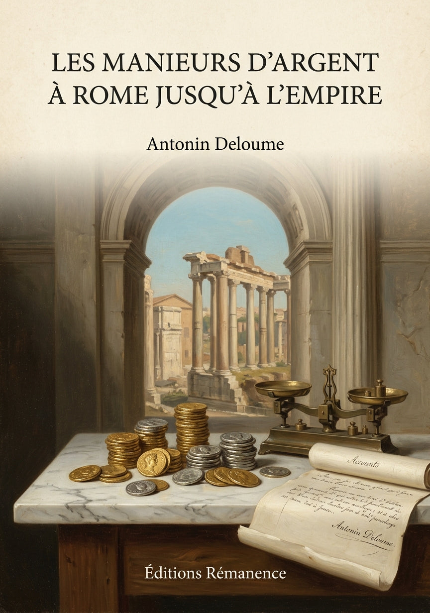 Les manieurs d'argent à Rome jusqu'à l'Empire - Antonin Deloume (Couverture)