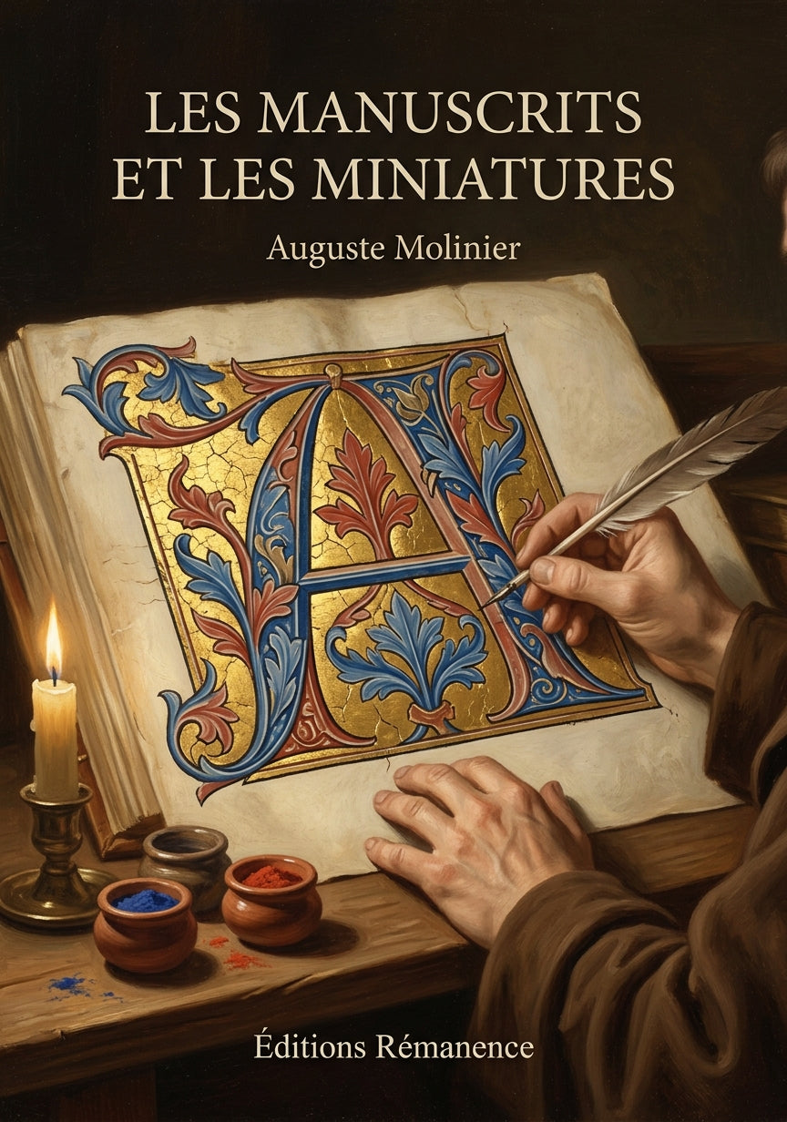 Livre Les Manuscrits et les miniatures par Auguste Molinier - Couverture - Editions Remanence